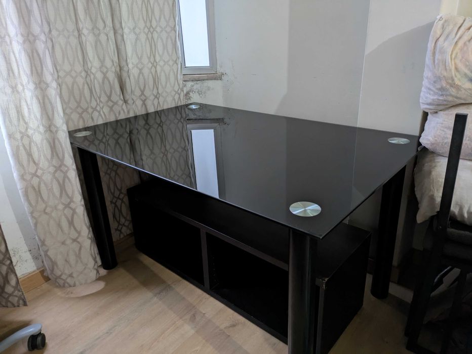 Mesa de vidro temperado