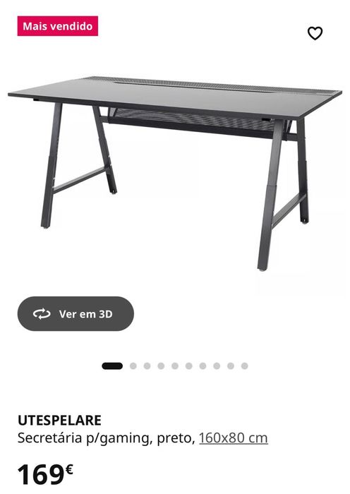 Secretaria Ikea UTESPELARE nova