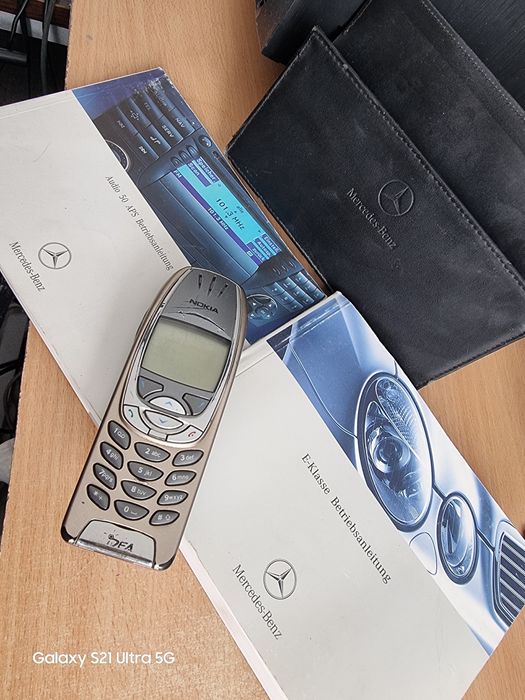 Instrukcja  Mercedes E Klasa + Skórzany pokrowiec+ Nokia 6310