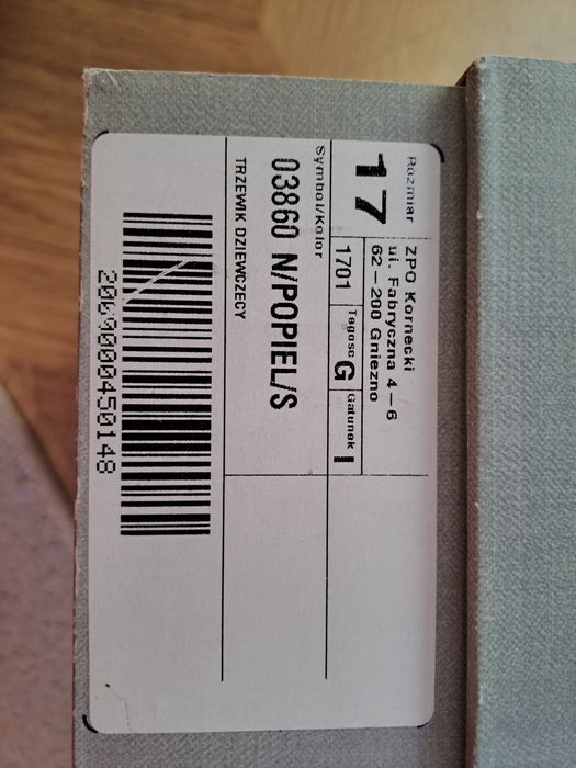 Buty rozm 17 dla dziewczynki kronecki