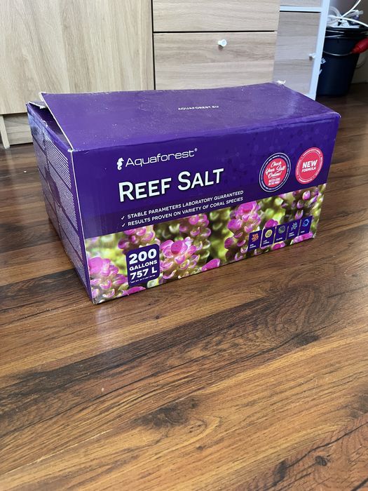 Ok. 8kg Aquaforest Reef Salt, parametry z ICP