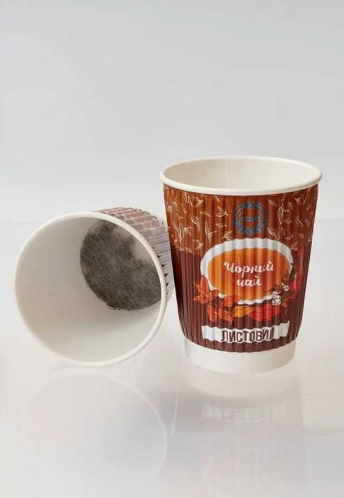 Порційний чай «Terra Rossa» у стаканчиках оптом 25 шт/уп