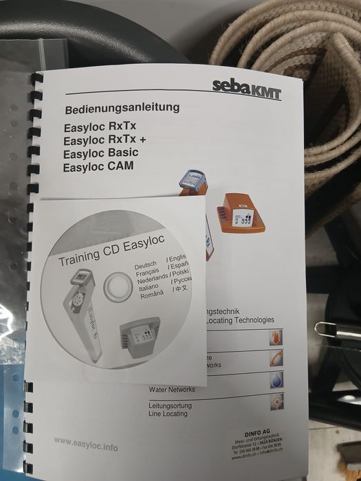 Seba KMT Easyloc RX- sprzęt do wykrywania kabli i rur w ziemi