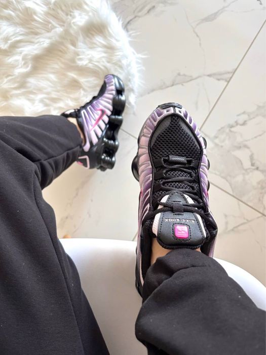 Nike TL Shox Black Pink 36-41р найк рожеві