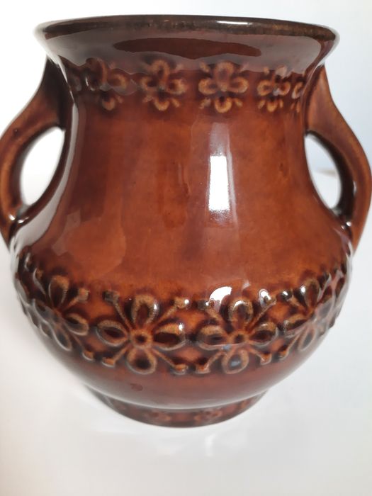 Stary  porcelitowy wazon, PRL