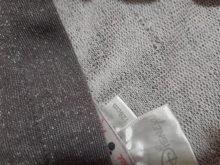 Bluza 128  kolor szary Myszka Minnie