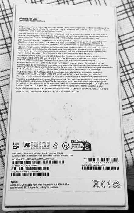 Продам iphone 15 pro max 256Gb Идеал!!