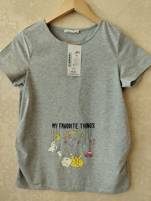 Футболка для вагітних/ футболка для беременных Defacto с  принтом