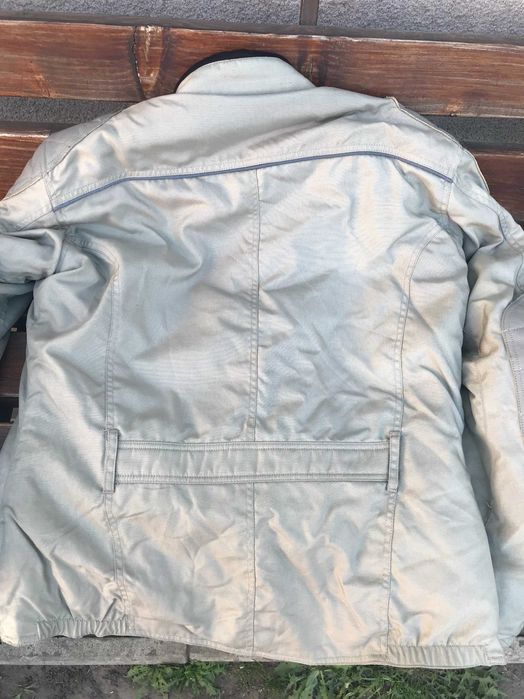 Мотокуртка сіра XL