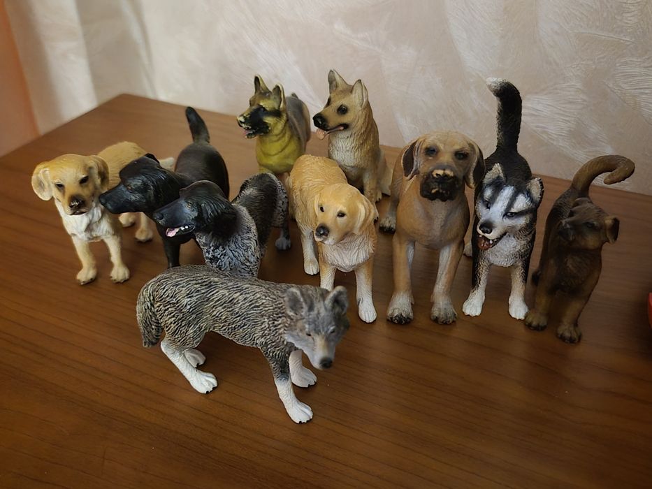 Большая коллекция собак schleich