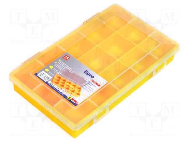 Pudełko z przegrodami Organizer wędkarski średni 29x18,5x4,6 cm MOCNY