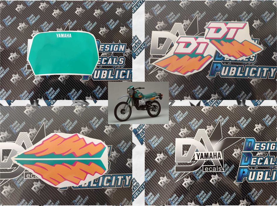 Autocolantes Yamaha DT 50 -- 1992