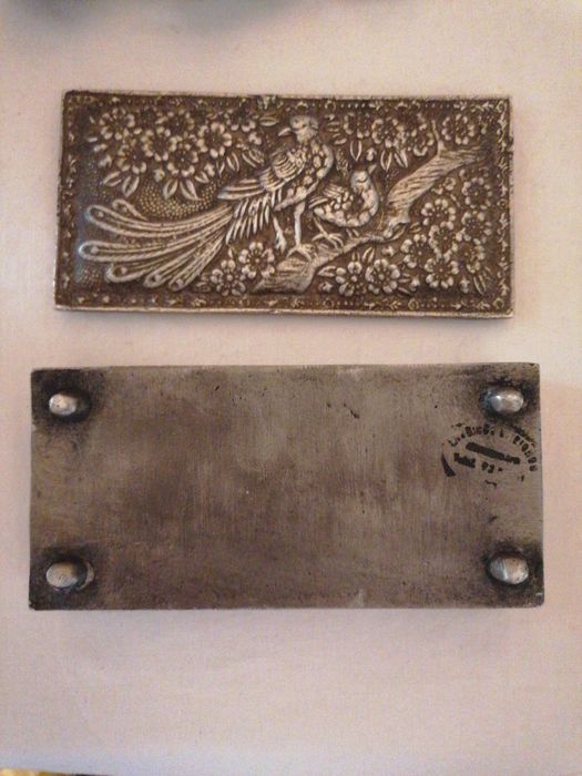 Cinzeiro e Caixinha/Porta-jóias em Metal