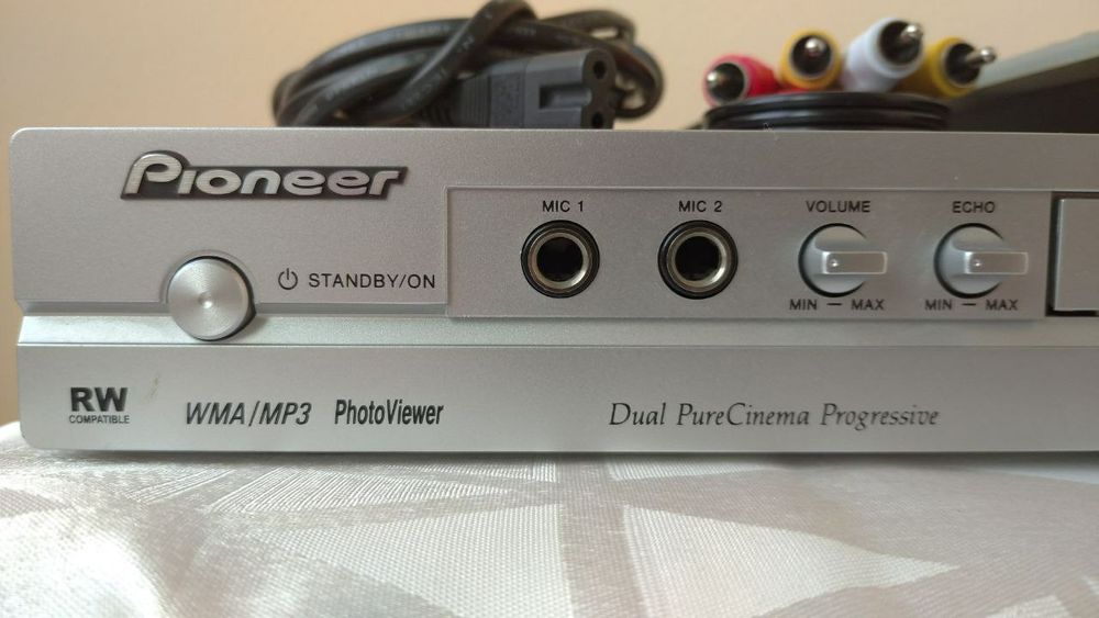 DVD проигрыватель Pioneer DV-595K караоке на 2 микрофона