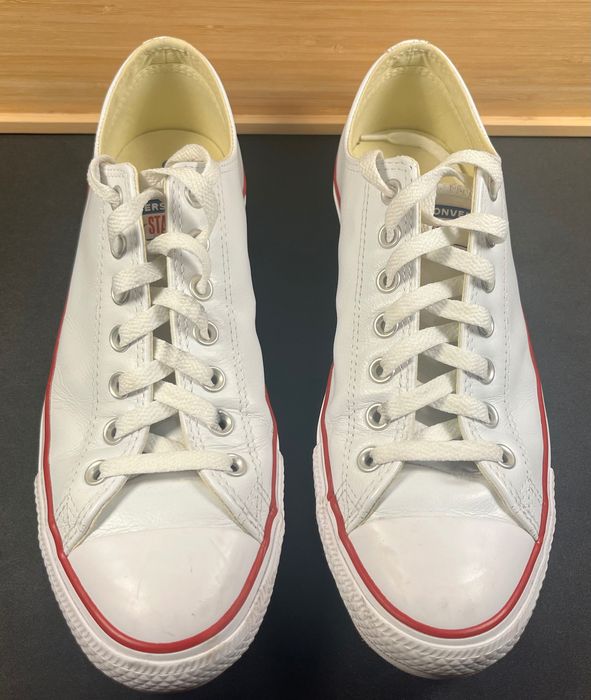 Buty Converse Chuck Taylor All Star Leather 132173C - białe - 42,5 EU