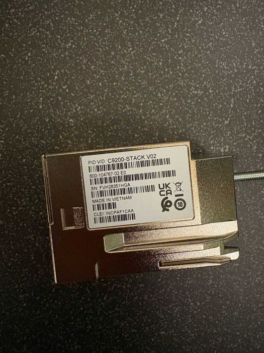 Zestaw stack 2x STACK-t4-50cm v2 + 2x C9200-STACK V02 CISCO