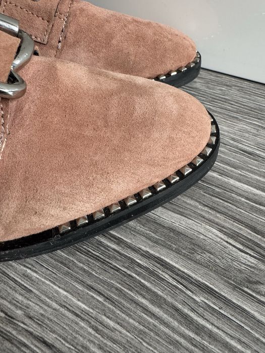 Efektowne botki ze skóry Topshop 41
