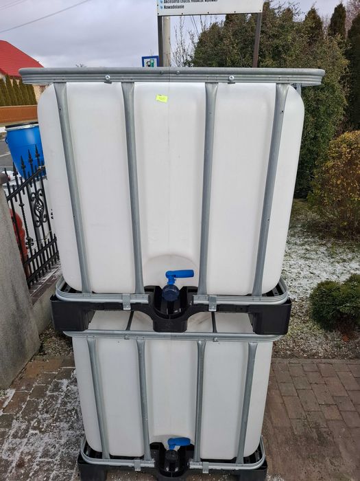 Mauzer Zbiornik 800l Kontener IBC po Sokach Spożywka jak Nowy hurt