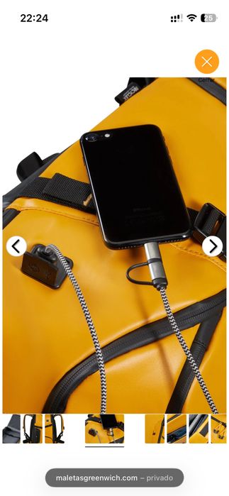 Mochila Samsonite Ecodiver S – 38L (AMARELO)