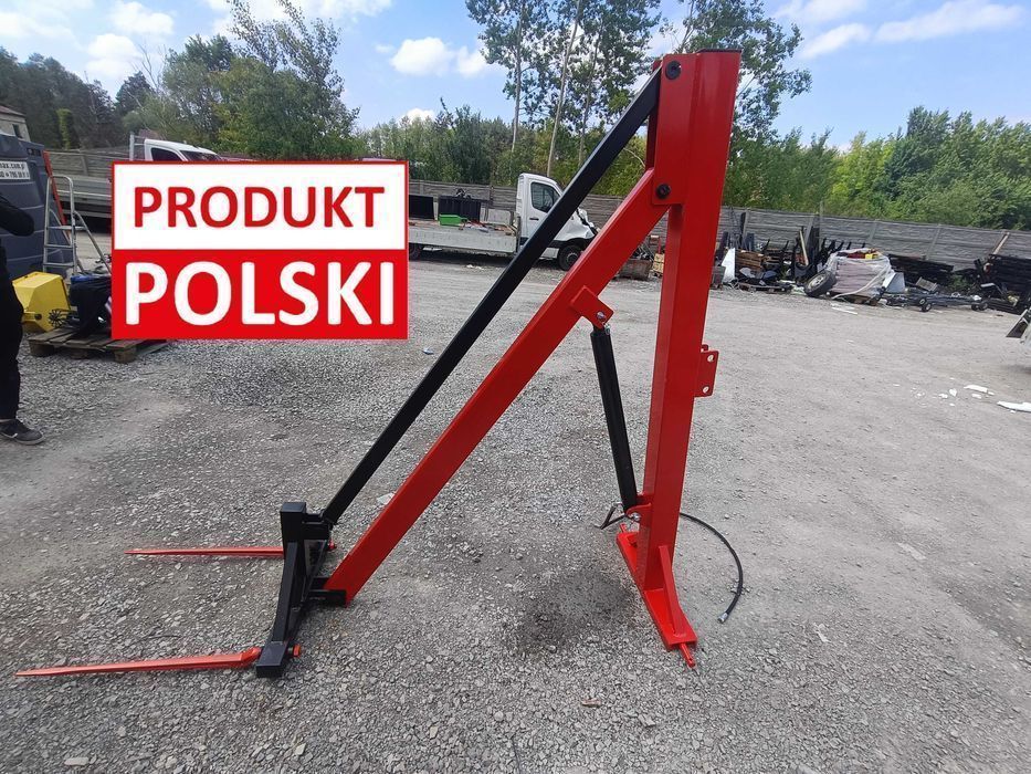 OKAZJA! Ładowacz Do Bel Hydrauliczny z samopoziomem TUZ ładowacz do bel na tył ciągnika-widły do bel chwytak do bel-DOSTAWA w całej POLSCE