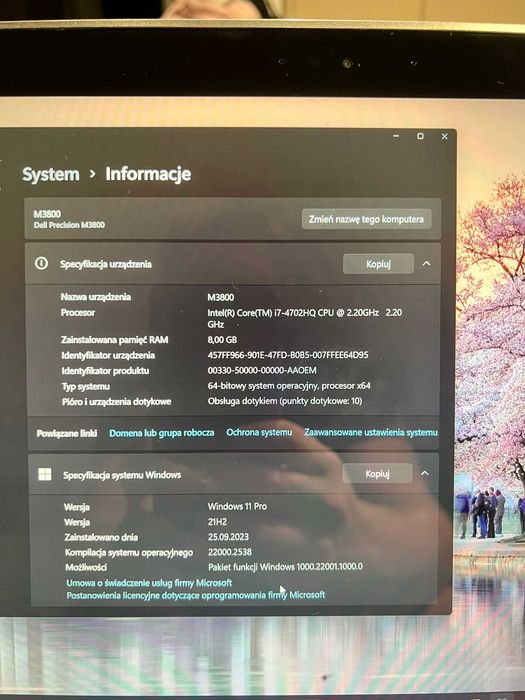 Laptop Dell Precision