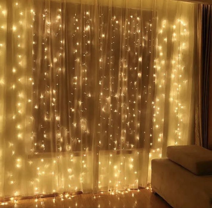 LED гірлянда штора 3м*1м