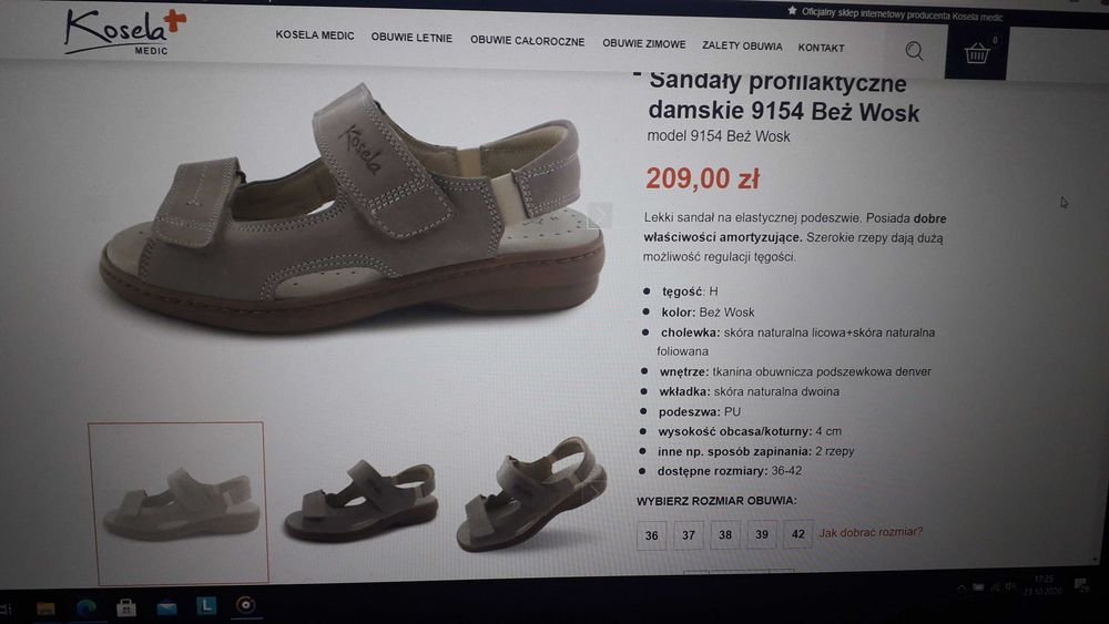 Sandaly profilatyczne