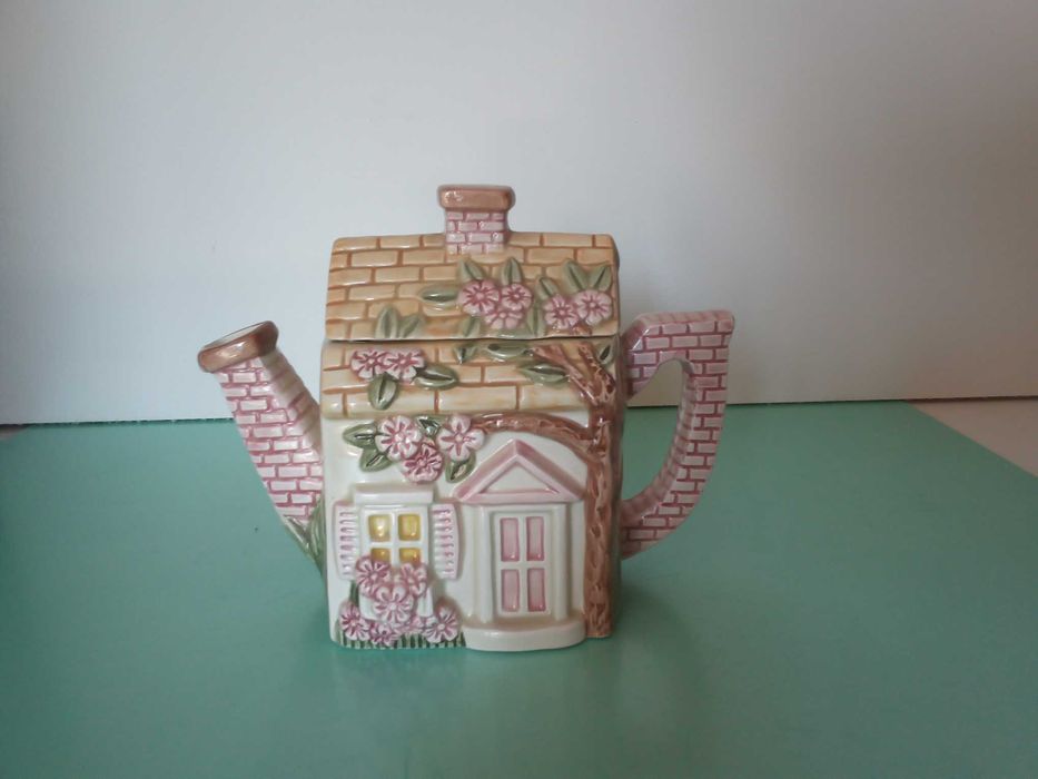 Bule decorativo da marca "Leonardo", colecção Cottage