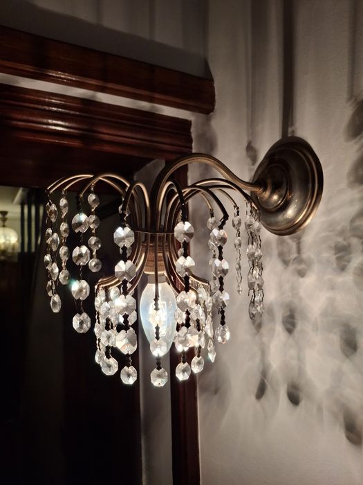 Candeeiro de cristal sala de jantar
