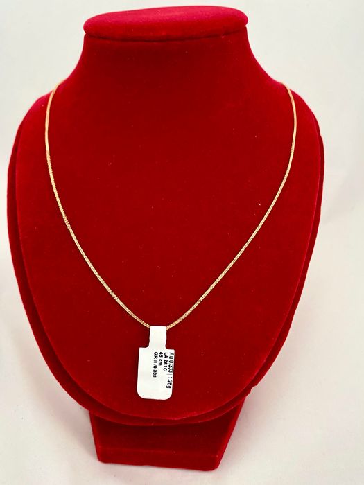 Nowy Złoty naszyjnik łańcuszek Lisi Ogon diamentowany. Sklep