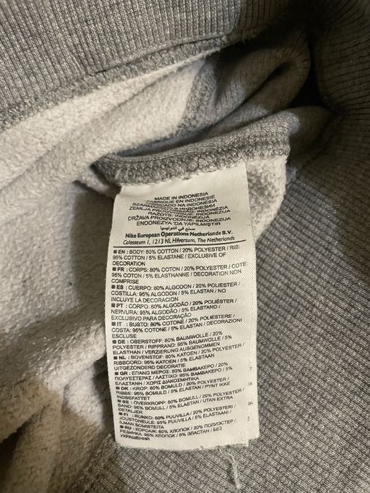 світшот найк сірий