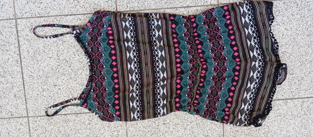 Macacão vestido calção verão  S