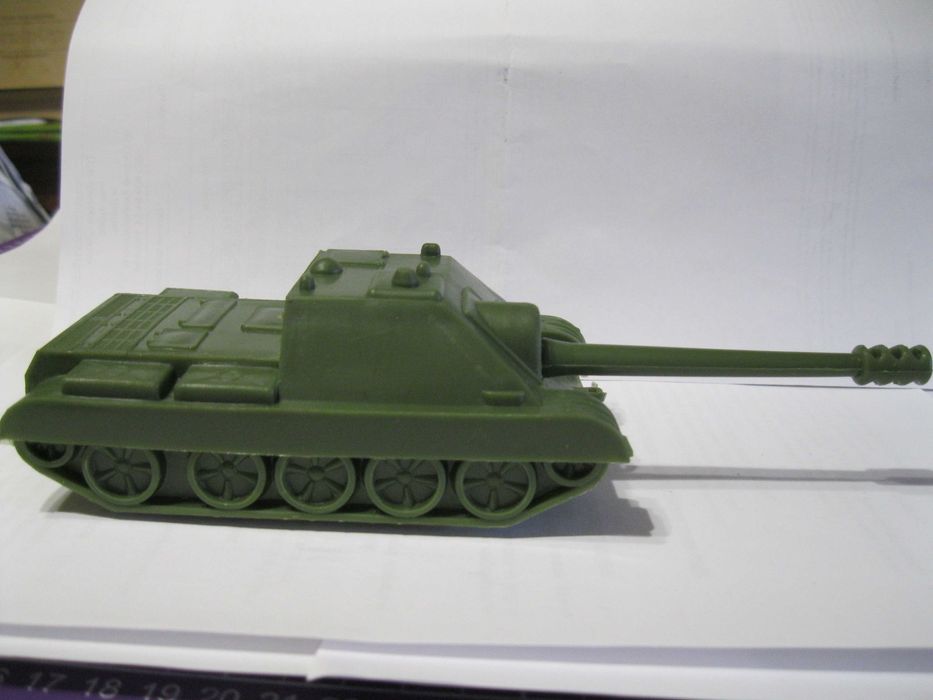 Игрушка каталка полудутыш Самоходная установка СУ-85