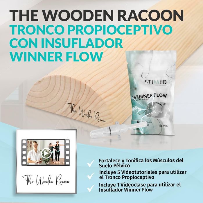 Tronco proprioceptivo com insuflador Winner FLOW. FABRICAÇÃO PRÓPRIA.