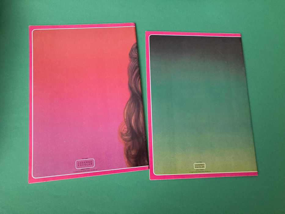 Colecção de 3 Cadernos Escolares Pin Up Girls da Ambar Anos 80