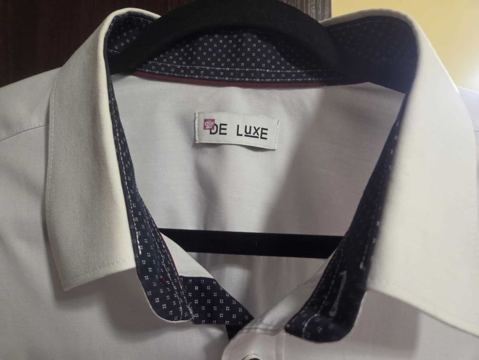 Biała koszula wizytowa De  - Luxe rozmiar 48