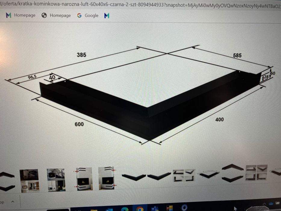 Otwory wentylacyjne do kominka