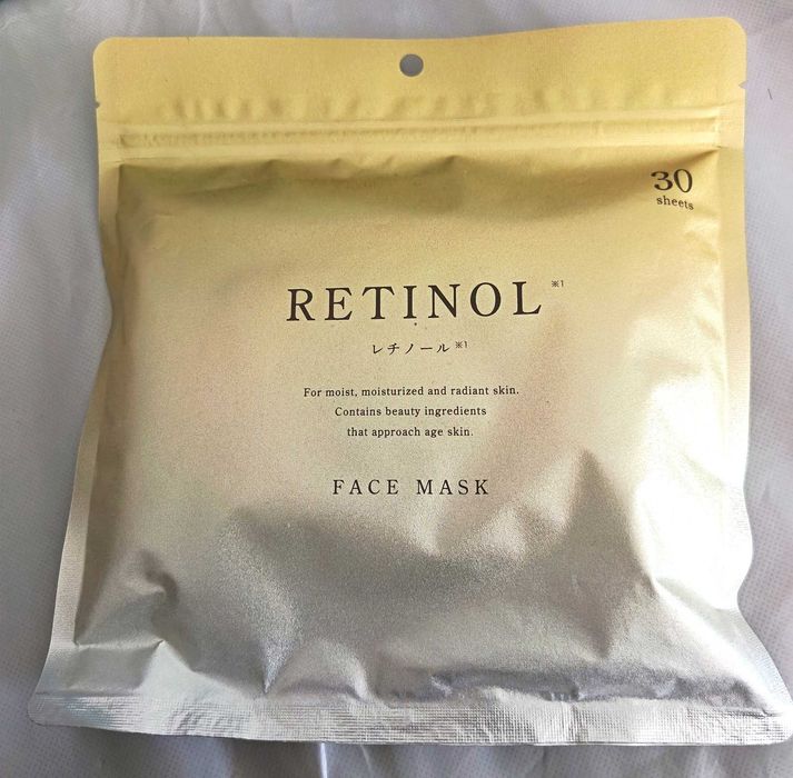 Máscara facial de retinol com 30 unidades