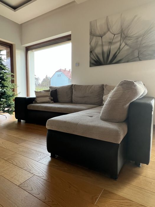 Narożnik sofa z funkcja spania sofa kanapa łóżko