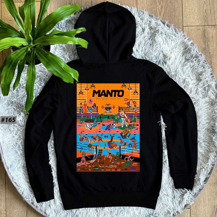 XS-XXL • Новое Черное Худи MANTO x Ktof • Толстовка МАНТО х Ктоф