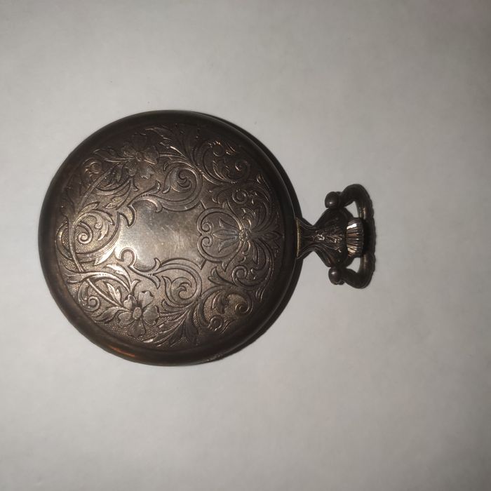 Relógio de Bolso em Prata Jean Mercier - 17 Jewels/17 Rubis