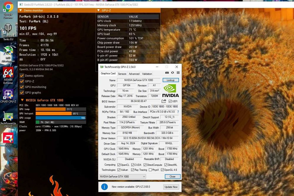 ПК GTX1080+ Ryzen 5 2600+ 16Gb DDR4 ігровий компьютер