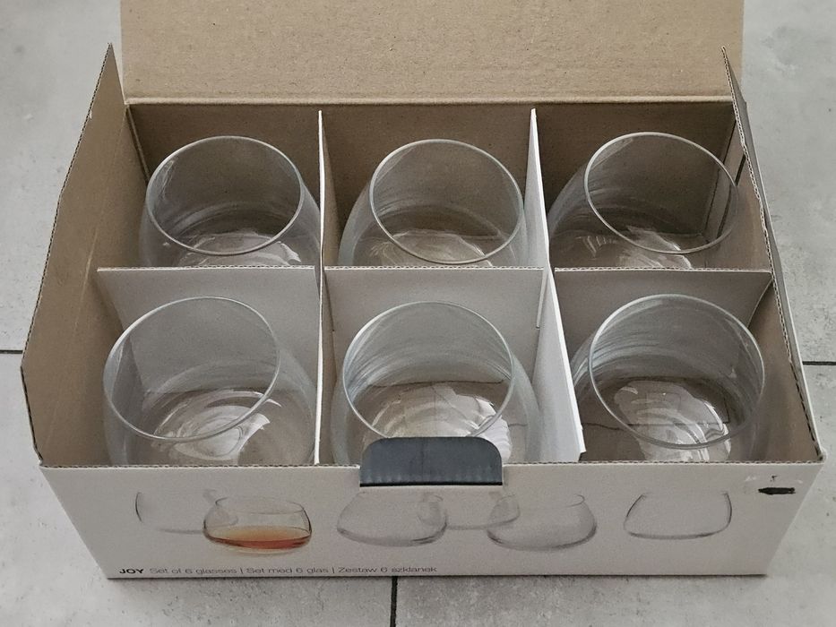 DUKA Szklanki bujane JOY  Zestaw 6 szt NOWE