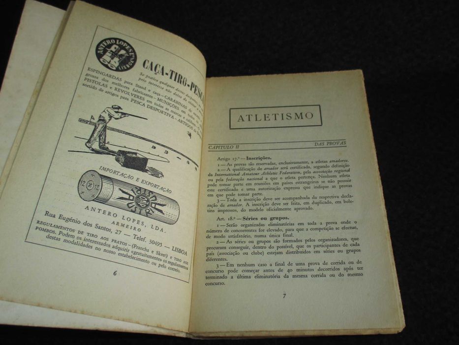 Livro Prontuário do Desportista 1954