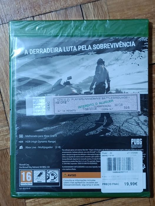 Batlegrounds Xbox One ( selado )
