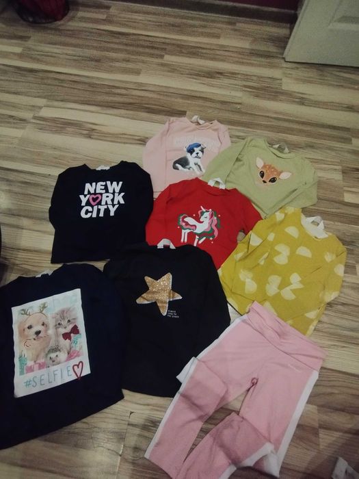 Bluzki z długim rękawem H&M 116/122