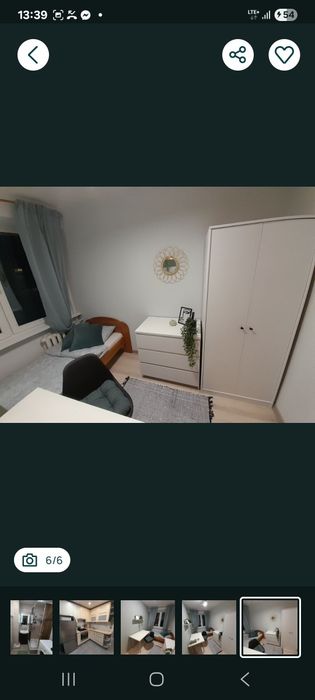 Pokój 1 os. Ul. Kopernika, bema Politechnika1 os. Ul. Kopernika, bema Politechnika