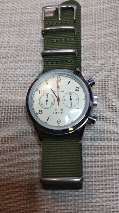 Zegarek męski seagull MEWA 1963 Pilot chronograf 42mm kwarc
