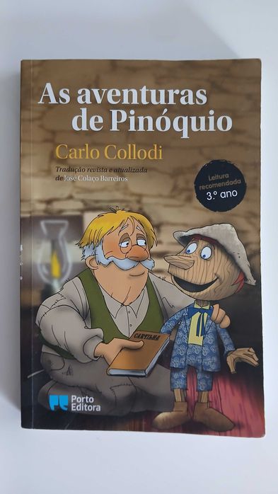 Livro As Aventuras de Pinóquio