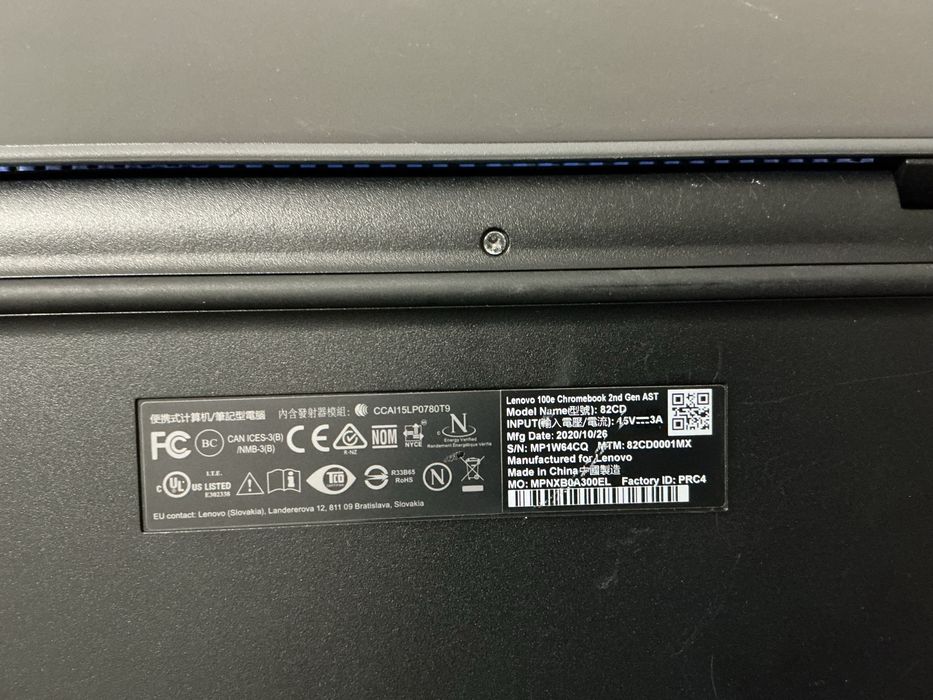 Lenovo 100 е  Chromebook 2nd Gen AST 4/32GB